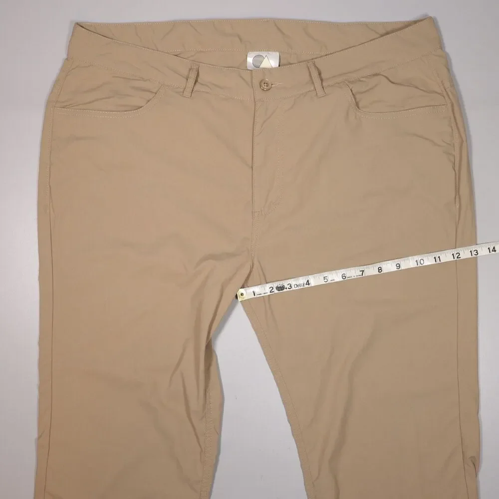 Clothing Arts Pants Mens 40x29 Beige Pick Pocket Proof  Explorer Travel Chino